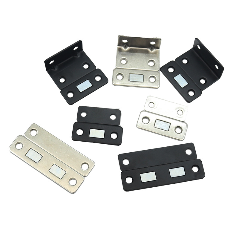 No Punching Magnetic Sliding Door Wardrobe Door Self-Priming Magnetic Strip Patch Suction Device Invisible Sliding Door Magnet Strong Magnetic Door Suction