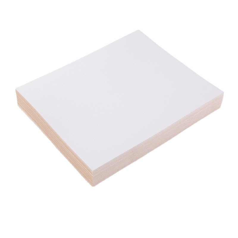 Packaging double-sided white cardboard A4 clothing cardboard T-shirt packaging white cardboard 250g-400g slitting
