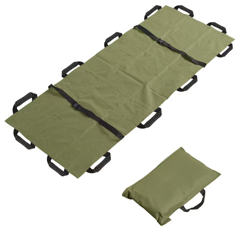 Portable soft stretcher stainless steel aluminum alloy stretcher self-produced multi-specification household first aid soft surface simple stretcher