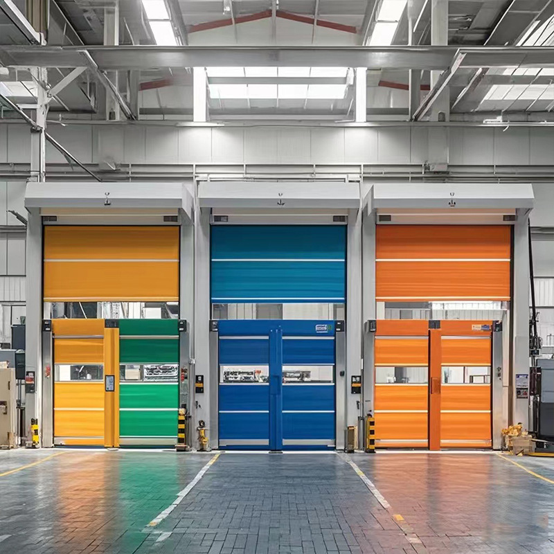 Pvc Quick Rolling Shutter Door Automatic Sensor Lifting Door Warehouse Electric Rolling Shutter Door Industrial Stacking Quick Door Customization