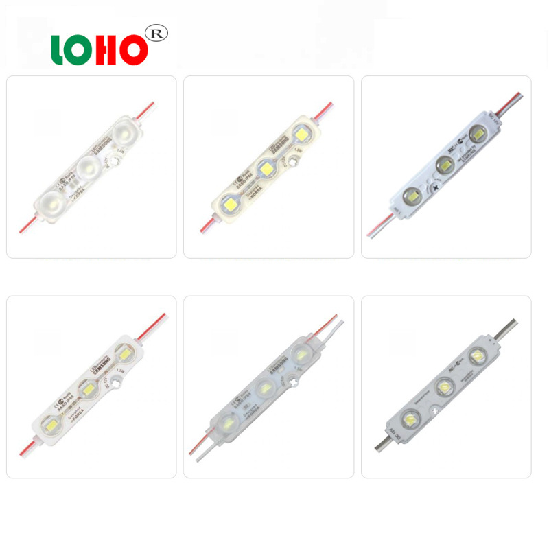 3030-6LED lamp waterproof module LED injection waterproof luminous module 136X20 six lamp ultra-high Module