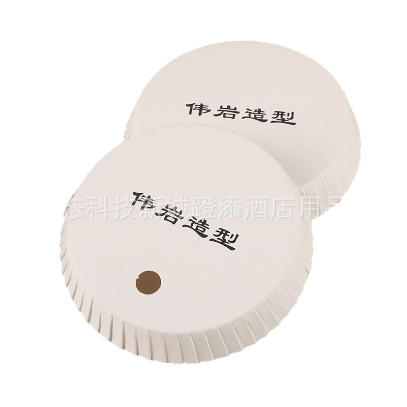Hotel disposable cup cover hotel room supplies bar barber shop wine cup cover printable logo manufacturers supply