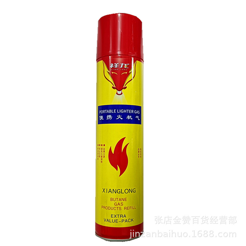 [Xianglong 360ml Gas] Windproof Lighter Liquefied Gas Inflatable Bottle Lighter Gas Refillable Gas Butane Oil