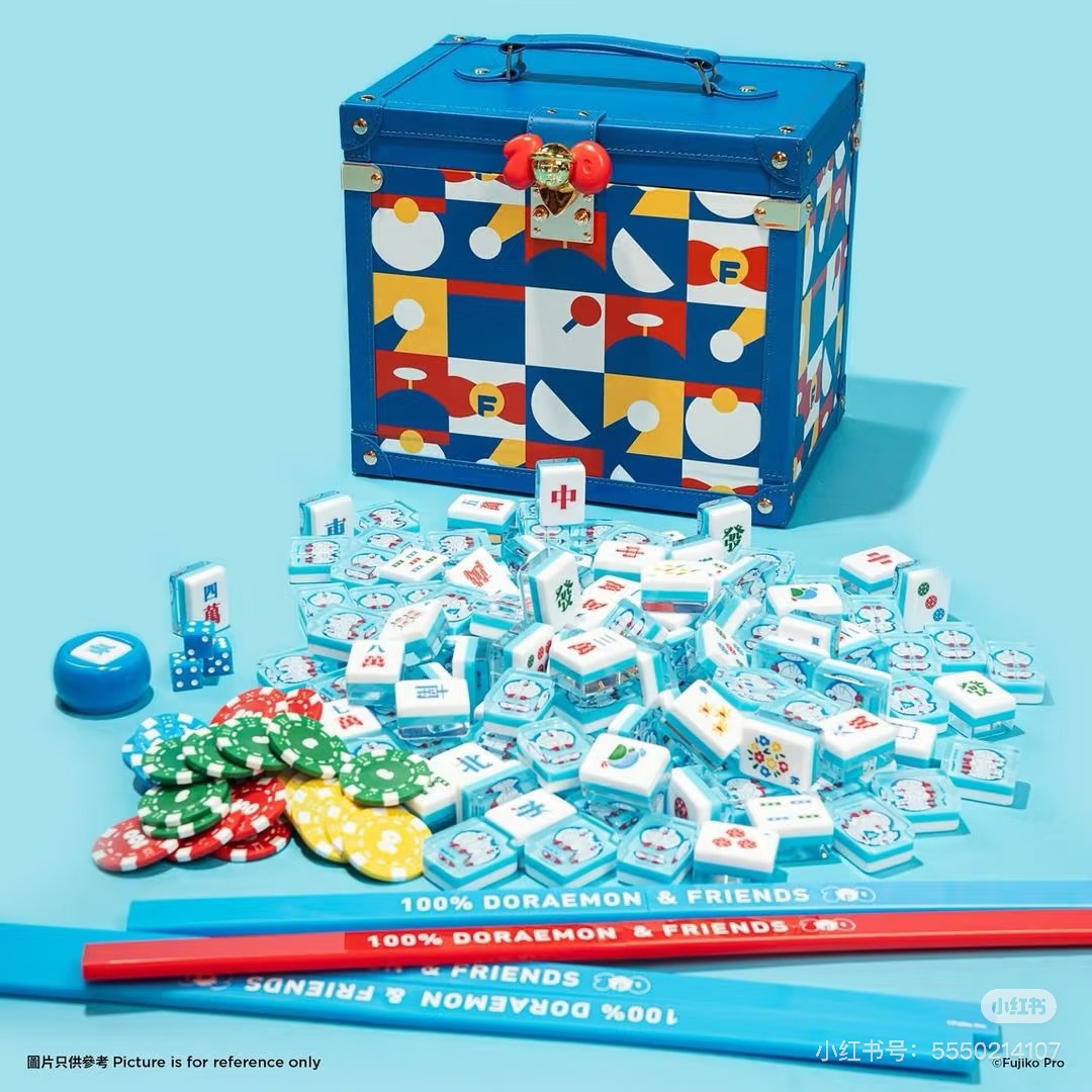 Customized Acrylic Mini Mahjong Entertainment and Play Small Mahjong Travel Home Portable Hand Rub Mahjong