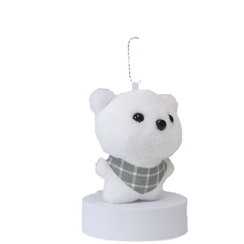 Wholesale scarf bear doll cute wind key chain plush pendant girls small gift accessories doll machine doll