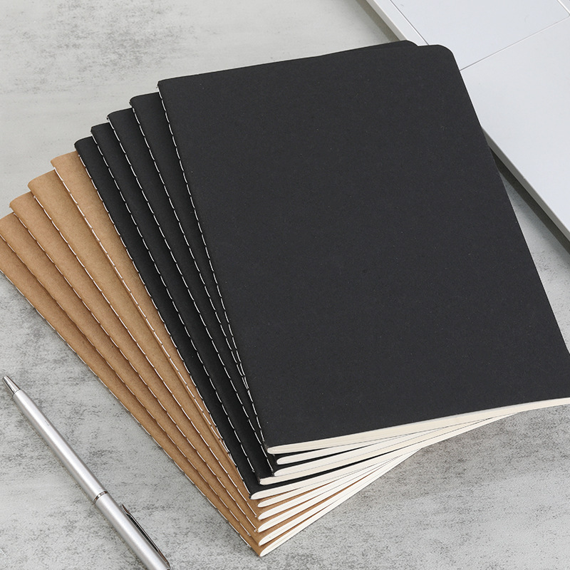 Wow White Kraft Paper Notebook Enterprise Company Advertising Notebook Notepad Cover Printable Logo Notebook Stationery