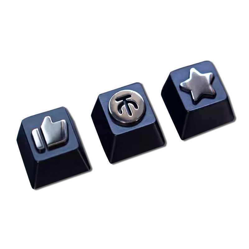Hardware mechanical keyboard sublimation one-key three-link game keycap metal electronic competition game keyboard source factory