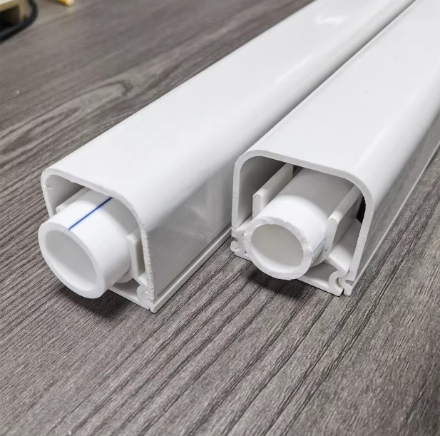 40*40 surface mounted radiator decorative cover pipe 20/25/32 pipe universal radiator single pipe heating pipe groove