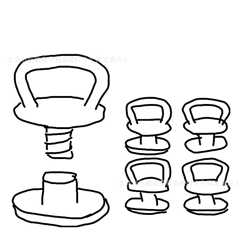 Кросс-бордерный новый продукт, замена ремешка для сумки, кнопка, крючок для ключей, подходит для ремня пляжной сумки, грибной пряжка