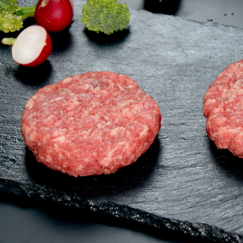 Rockwell Den Hand-Made Beef Patties, Hamburger Patties, Semi-Finished Beef Patties, Pre-Made Dishes, Commercial Wholesale, Chain Catering