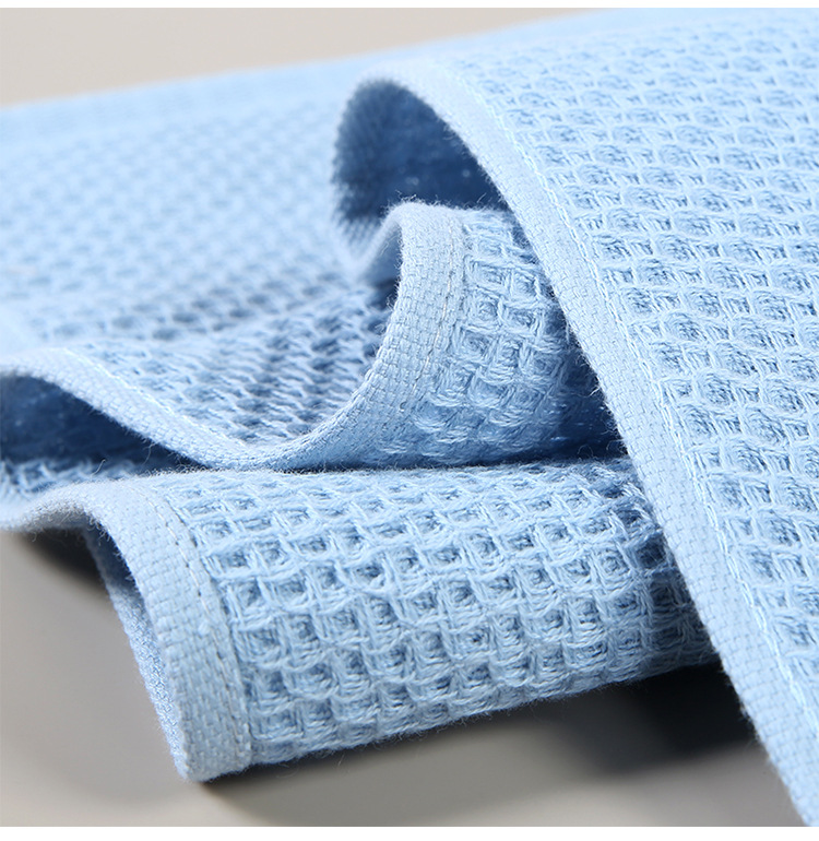 Cotton Class A waffle towel 5A antibacterial cotton honeycomb towel double cross-border wholesale quick-drying