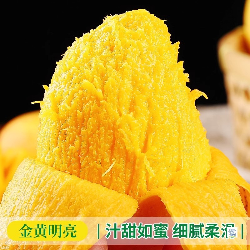 Hainan Xiaotainong Mango 4.5kg Fresh Xiaotainong Mango Seasonal Tropical Fruit Freshly Picked Sweetheart Mango Large Fruit Free Shipping