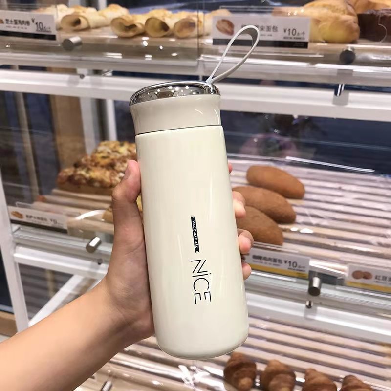 Ness Cup Printed Logo High-Value Gift Water Cup Merchant Opening Event Promotion Advertising Double-Layer Glass Water Cup