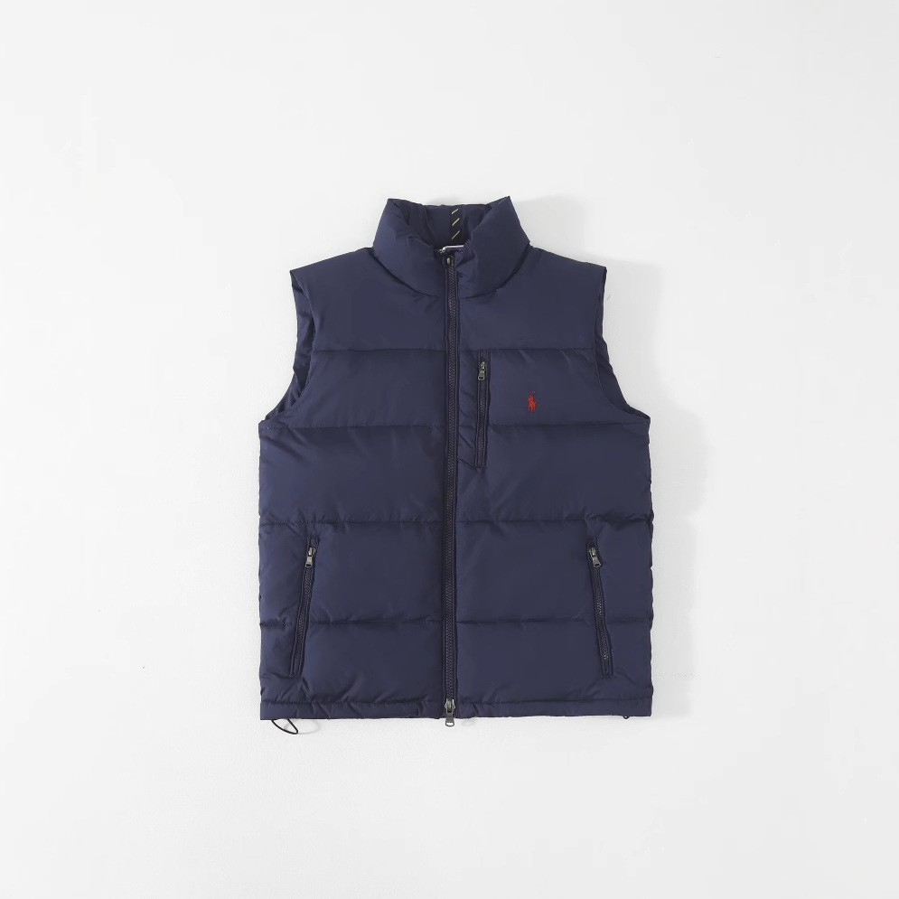 Cross-Border Ralph Lauren/Ralph Lauren Men's Classic Anti-Water Small Label Stand Collar Rl down Vest