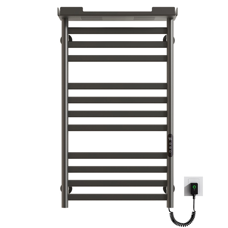 Smart Electric Towel Rack Bathroom Toilet Towel Bar Electric Heating Constant Temperature Drying Carbon Fiber Towel Rack