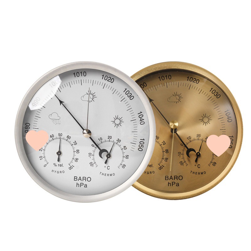# Fishing Atmospheric Pressure Gauge Temperature Humidity Atmospheric Pressure Gauge Household High-Precision Temperature and Humidity Meter Barometer Weather Forecast