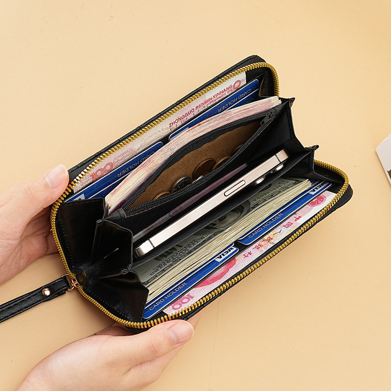 Cross-border Macaron Wallet Women's Short Long European and American Light Luxury Fragrance Handheld Zipper Women's Cross-border Wallet