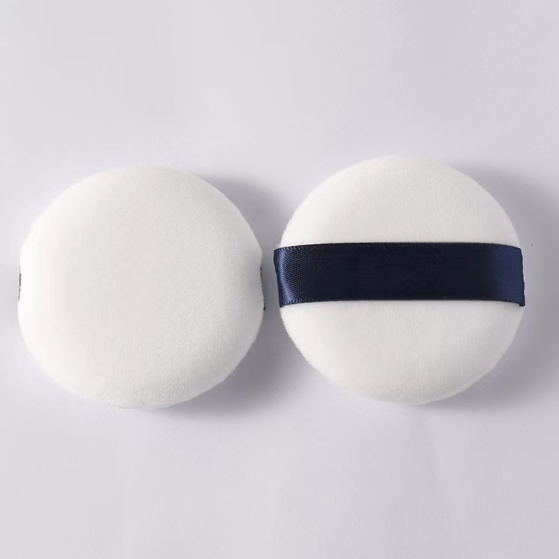Crystal super soft powder puff wholesale skin-friendly short velvet Dry Powder Puff powder special non-eating powder round makeup honey powder puff