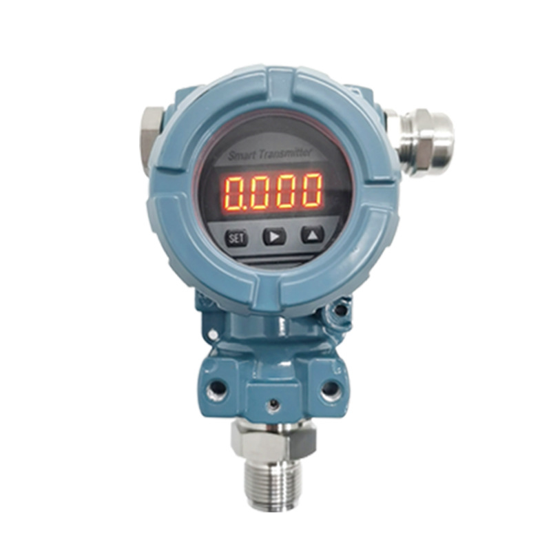 Diffused Silicon Pressure Transmitter 4-20Ma High-Precision Explosion-Proof Digital Display Sensor Water Pressure Hydraulic Oil Pressure Constant Voltage