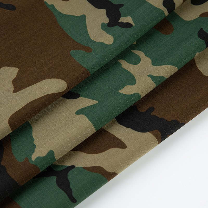 American-style Four-color Jungle Work Clothes Outdoor Clothing Camouflage Fabric Water-repellent Training Clothing Women's Clothing Polyester Cotton Blended Fabric