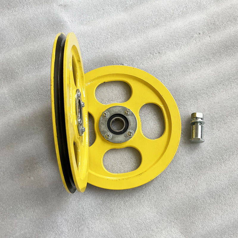 Hitachi tension wheel/rope wheel/elevator pit tension wheel device 260*20*6205/speed limiter tension wheel