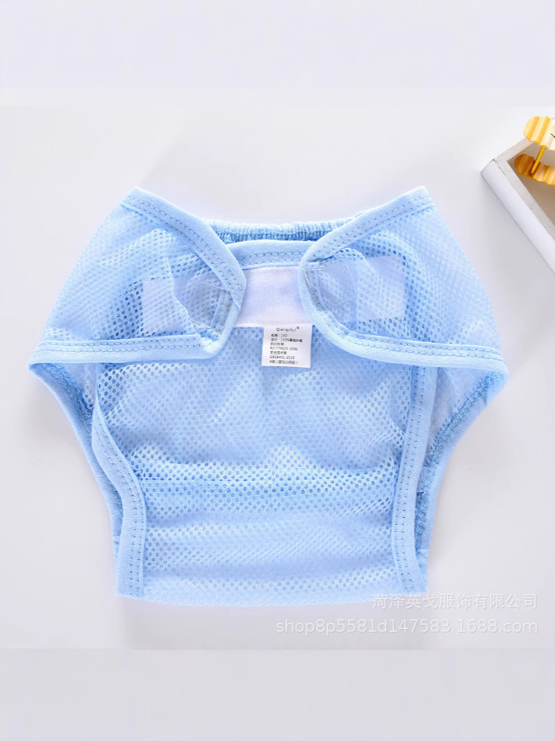 Newborn Baby Diaper Pants Summer Thin Breathable Baby Diaper Pocket Washable Meson Diaper Fixing Belt