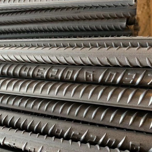 Grade 4 Threaded Steel Hrb500 Steel Bar Construction Site Engineering Hot-Rolled Ribbed Steel Bar Threaded Steel Bar for Rural Housing Construction