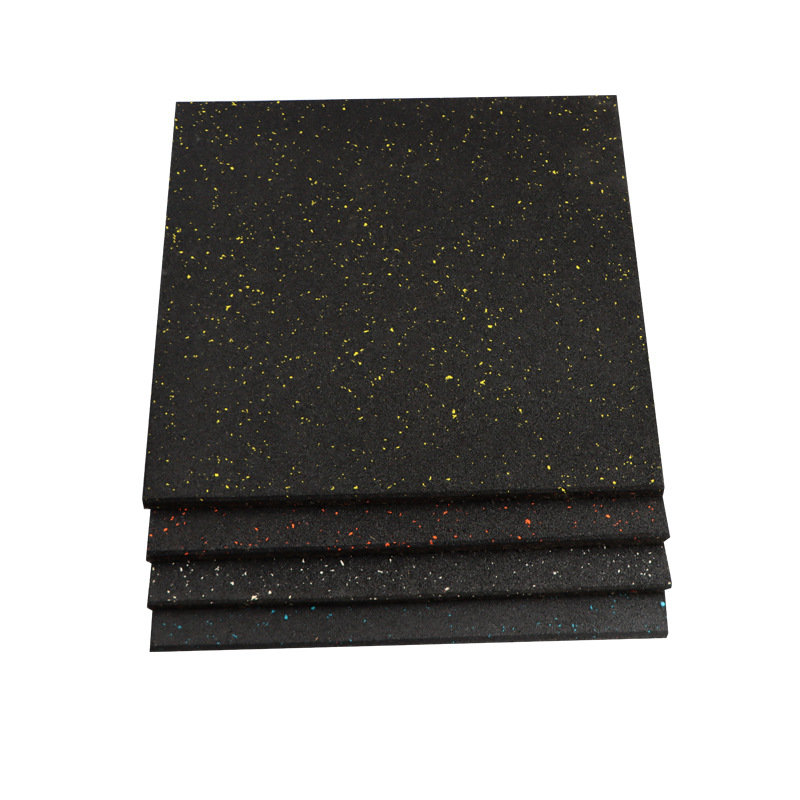 Gym Rubber Floor Mat Sports Floor Rubber Mat Shock Mat Sound Insulation Household Shockproof Mat Power Zone Dumbbell