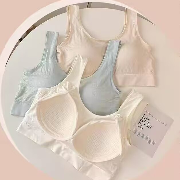 6913 # Vest Bra, Push-Up Bra, Fixed Cup Bra, Plus Size Underwear for Women