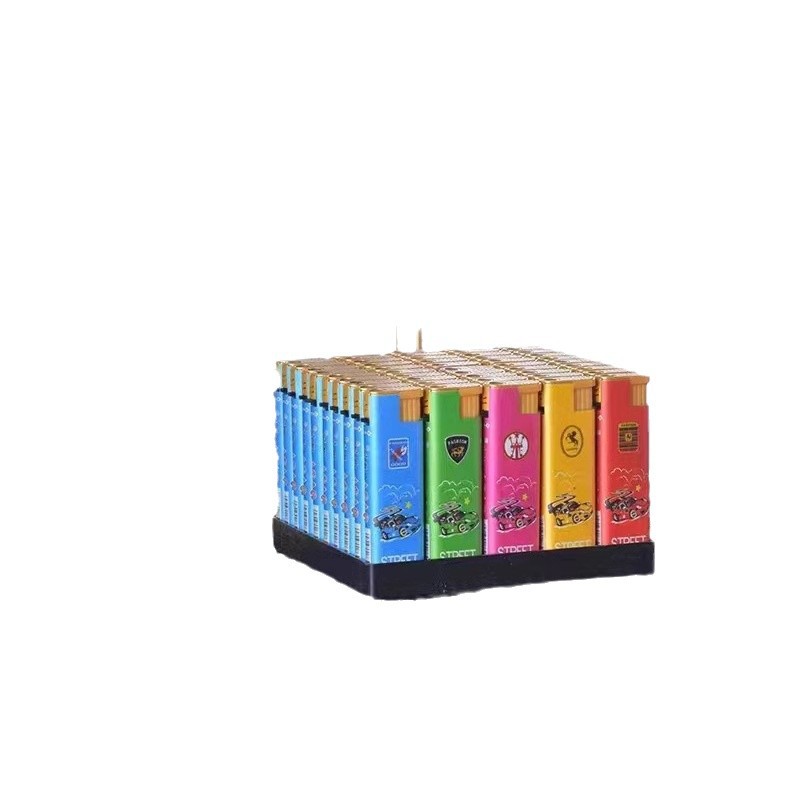 Factory supply 5198 wrapping paper straight blue flame lighter pattern variety quality manufacturers super general