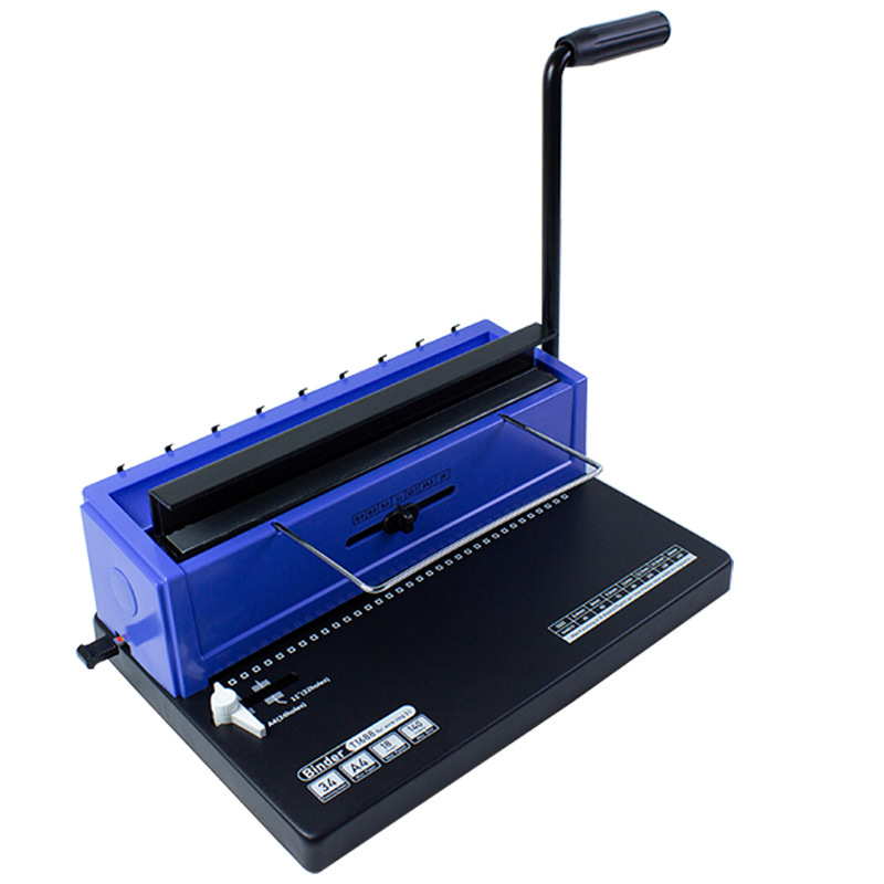 Round Hole Iron Ring A4 Manual Binding Machine Office Iron Ring 34 Hole A4 Picture Album Office Document Menu Tender Punching Machine