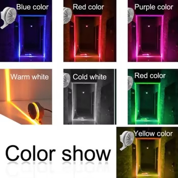 Ip65 Hotel Lighting Window Sill Lamp 12W Light Emitting Diode Window Frame Light Outdoor 360 Degree Ray Door Frame Linear Light