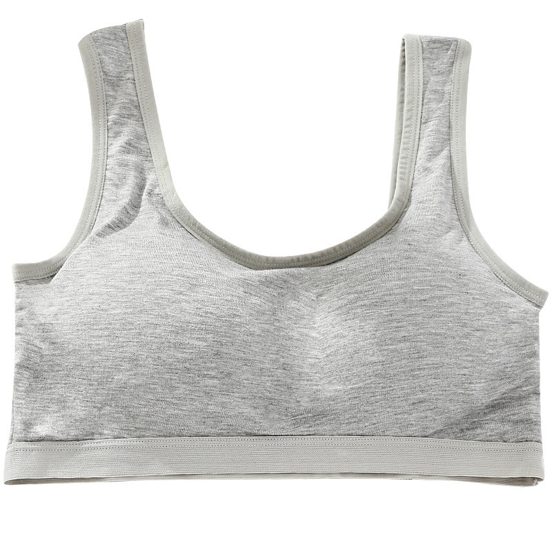 Girls' Japanese Style Intimates, Women's Non-Wired Student's Comfortable Junior High School and High School Girl's Big Breasts Showing Small Bra Thin Summer