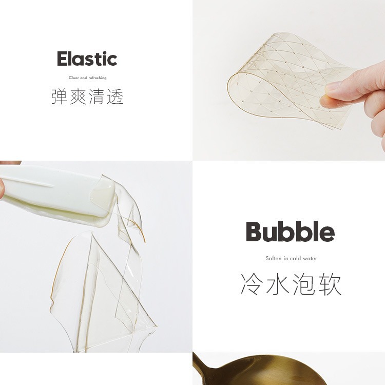 Zhanyi gelatine Slices 50g 10 Pieces gelatin Cheese Stick Mousse Cake Pudding Jelly Evaporated Milk Baking Ingredients