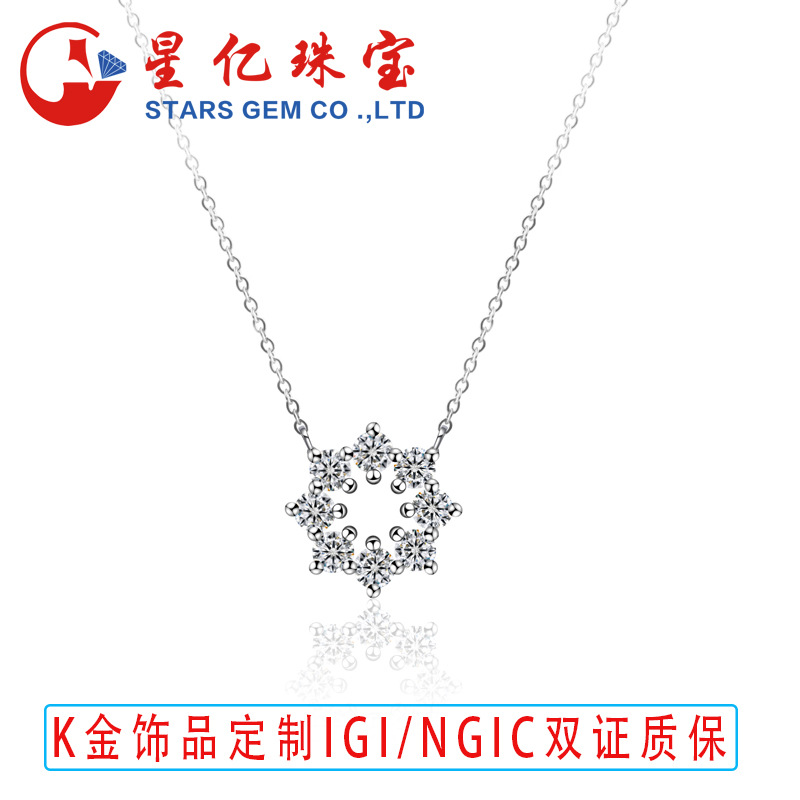 18K золото, кулон с выращенным бриллиантом, искусственный бриллиант, подарок, кулон с подсолнухом