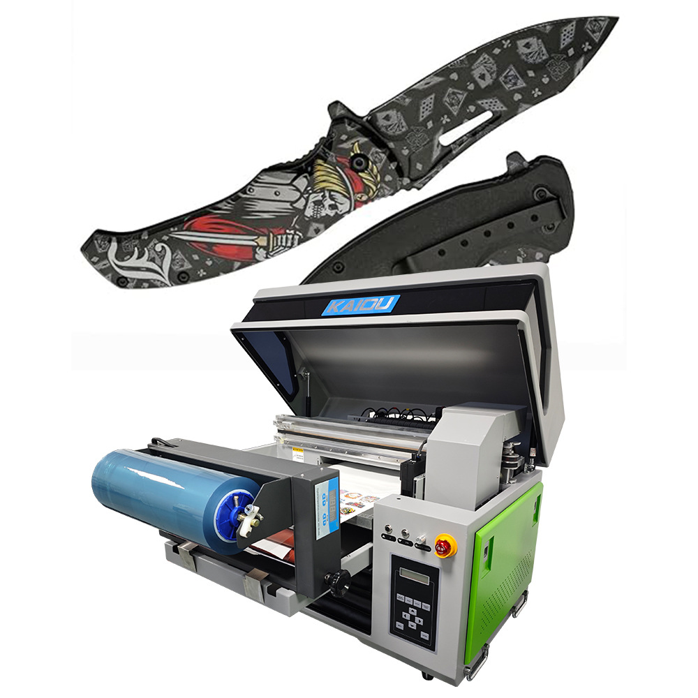 Small Printer Crystal Label Roll Flat All-In-One Printing Metal Glass Gift A3 Small Uv Printer