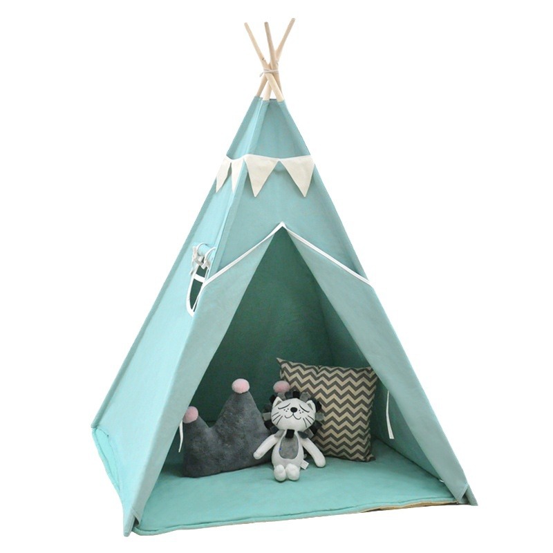 Factory Direct Sales Indoor Kidsren's Kindergarten Small Tent DIY Indian Game House Internet Celebrity Picnic Photo Props