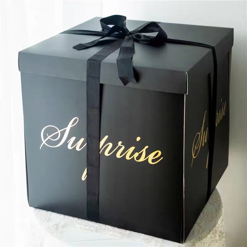Birthday Surprise Box Valentine's Day Tanabata Pop-up Confession Balloon Gift Box Large Oversized Creative Packaging