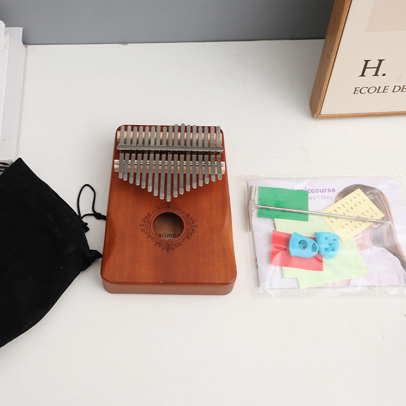 Thumb piano Kalinba 21 tone finger piano girl finger piano beginner's introduction to learning 17 tone portable wood