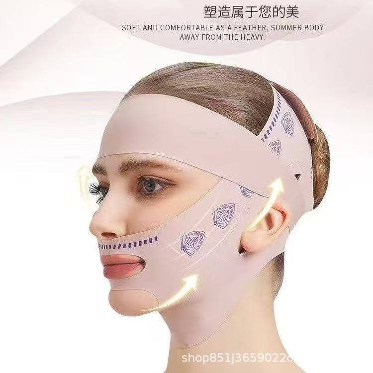 Small V Face Lifting Tight Head Rising Mask Face Full Face Shaping Bandage Improving Facial Forehead Pattern