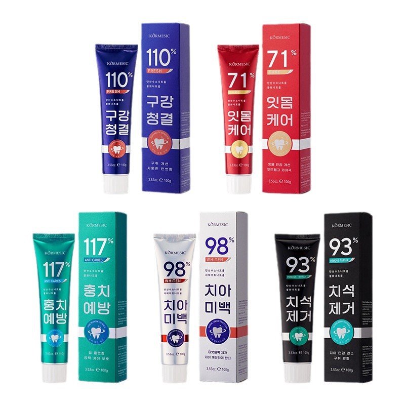 Kormesic Clean Gum Care Oral Fresh Breath Toothpaste Toothpaste Cross-Border Foreign Trade Factory Direct Sales