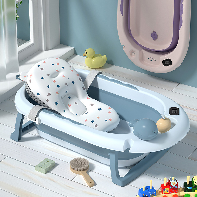 Hanbei Baby Bathtub Baby Foldable Toddler Sitting Large Children Household Newborn Children's Products