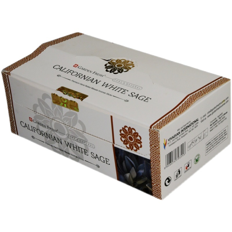 Indian Incense Sage California White Sage Bedroom Living Room Clean Fresh Air Aromatherapy Home Indoor Incense