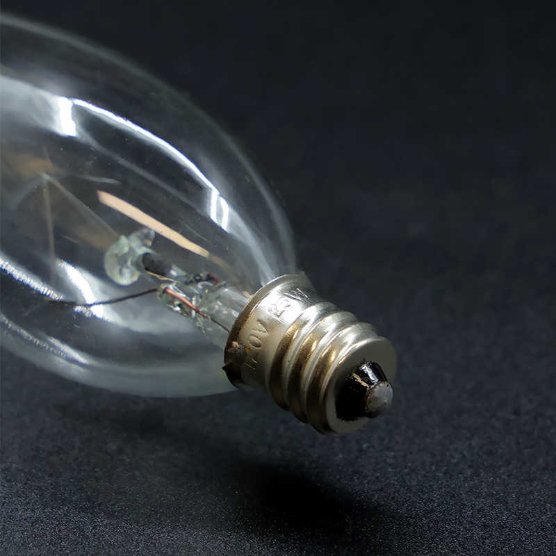 Supply candle incandescent bulb C32 92MM E 12 120 V40W high power LED bulb manufacturers