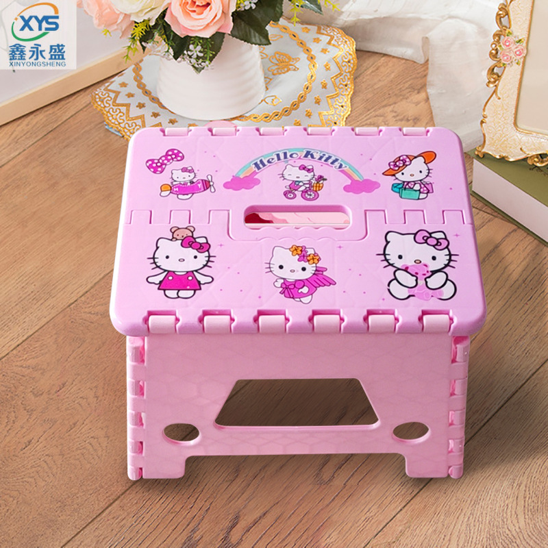 Пластиковый складной стул для взрослых и детей, маленькая скамейка для ванной, уличный рыболовный стул, портативный стул