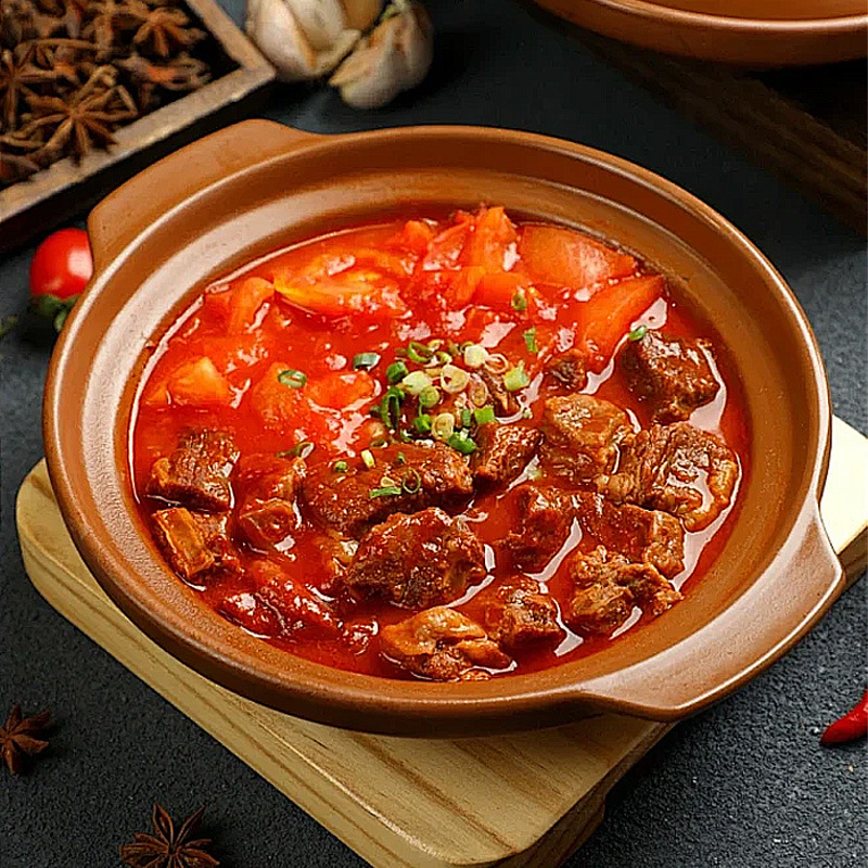 Xinjiang specialty Xi Yu diced tomato canned fresh tomato pieces tomato sauce household commercial stir-fry 0 fat