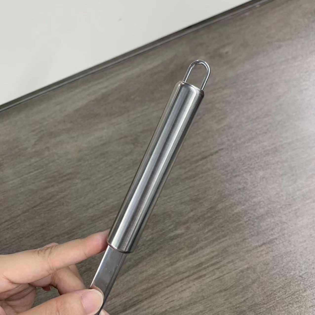 Stainless Steel Wire Ball Pot Brush Artifact Stainless Steel Long Handle Dirty Hand Kitchen Decontamination Pot Brush Bowl Cleaning Ball Brush