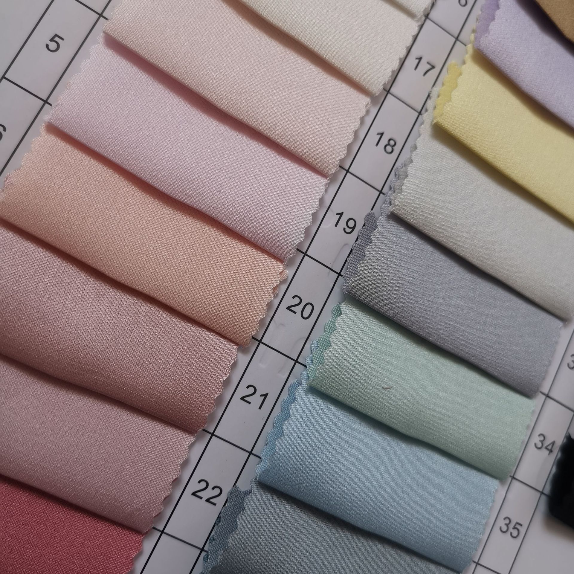 Super soft stretch satin fashion dress shirt sling pajamas safety pants lining soft breathable satin fabric