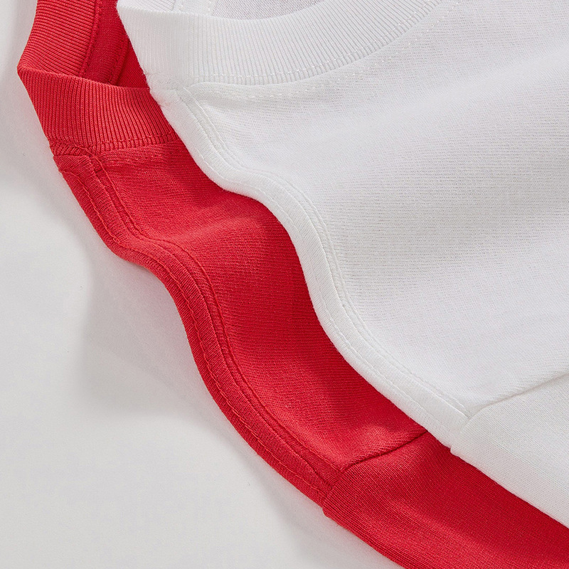 240g men's and women's children's clothing heavy weight cotton long sleeve round neck T-shirt soft and comfortable solid color all-match diy custom logo