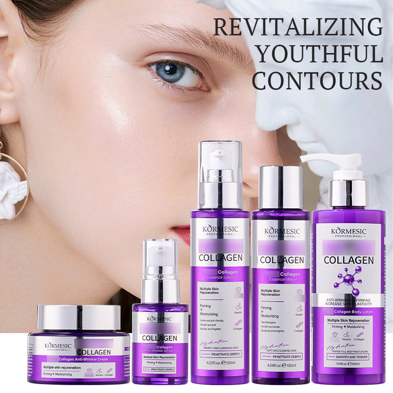 Kormesic Collagen Five-Piece Facial Skin Care Skincare Series Cross-Border Export Manufacturers Wholesale